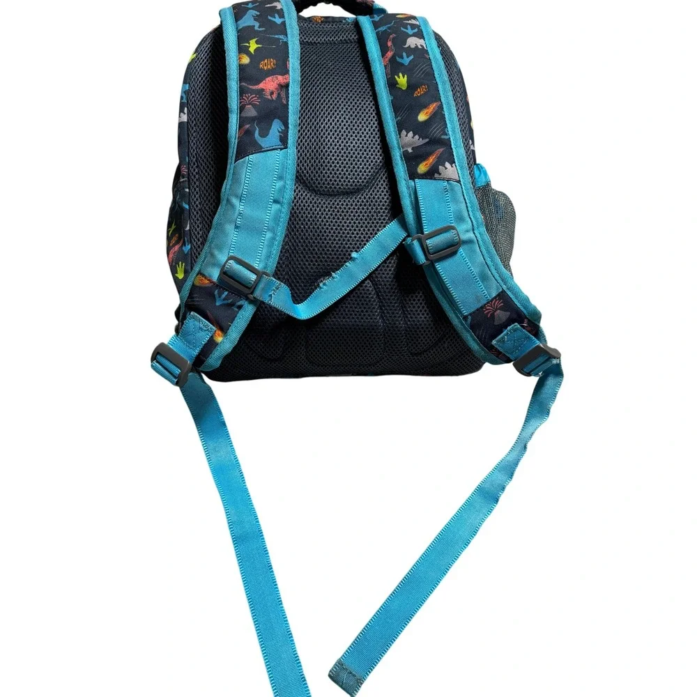 Bentgo Kids 2-in-1 Backpack Insulated Lunch Bag Dinosaur Print Navy Blue BGKBP-D